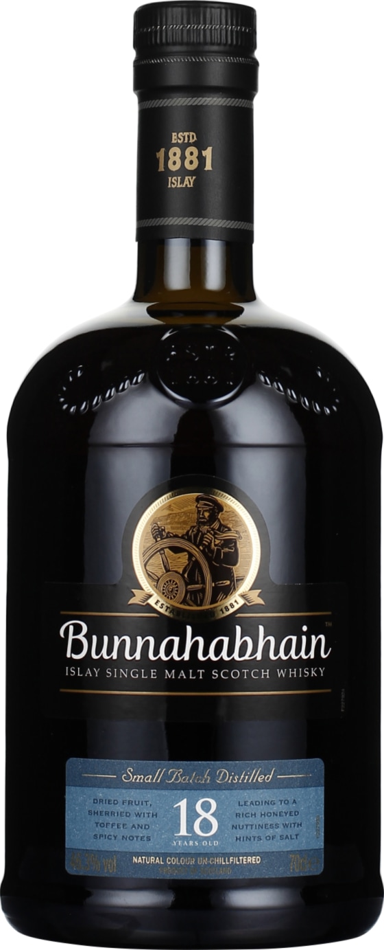 Product afbeelding: Bunnahabhain 18 years Single Malt