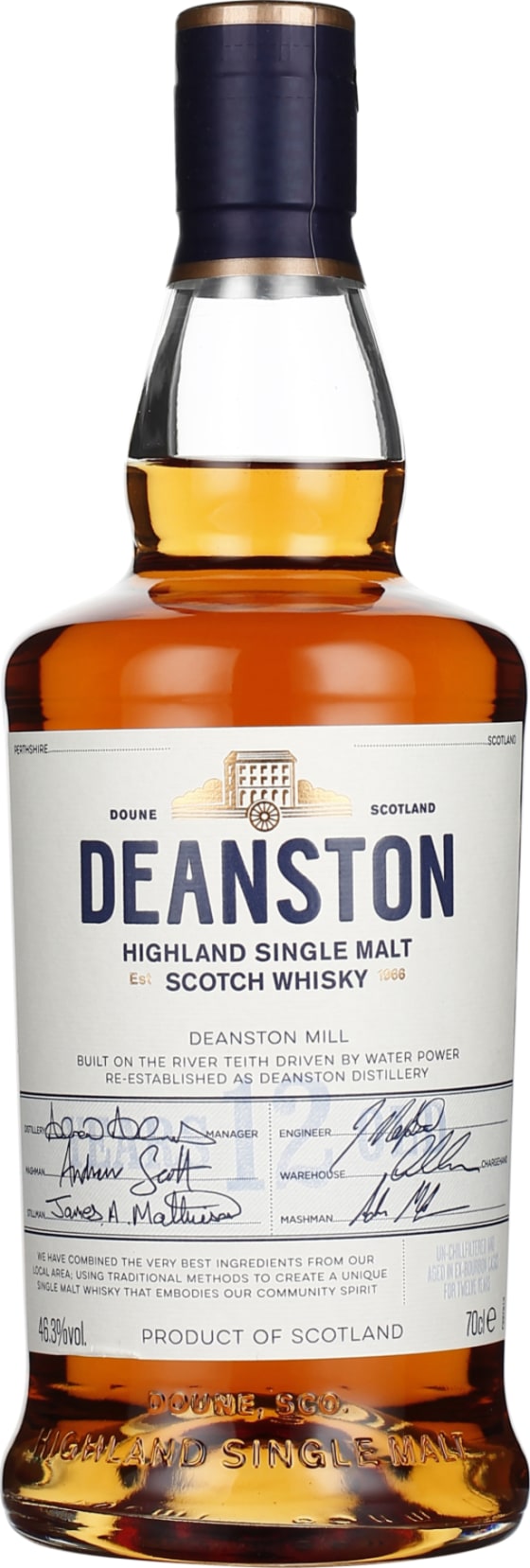 Product afbeelding: Deanston 12 years Single Malt