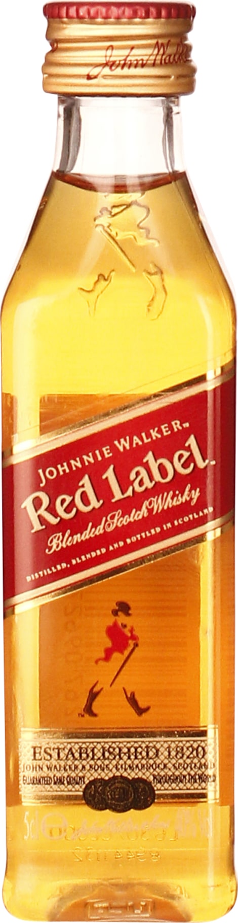Product afbeelding: Johnnie Walker Red Label miniaturen