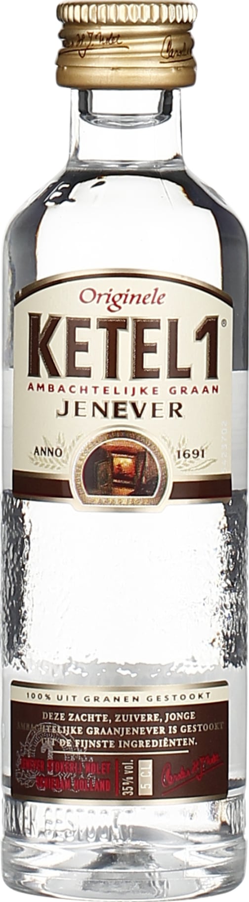 Product afbeelding: Ketel 1 Jonge Jenever miniaturen