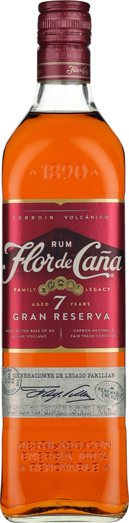 Product afbeelding: Flor de Cana 7 years Gran Reserva
