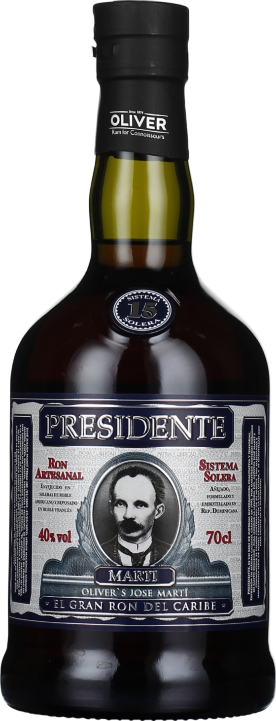 Product afbeelding: Presidente Marti 15 years Solera