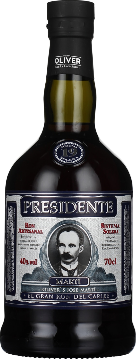 Product afbeelding: Presidente Marti 19 years Solera