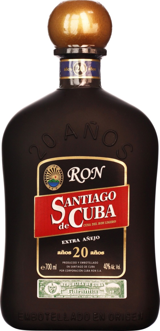Product afbeelding: Santiago de Cuba 20anos Extra Anejo