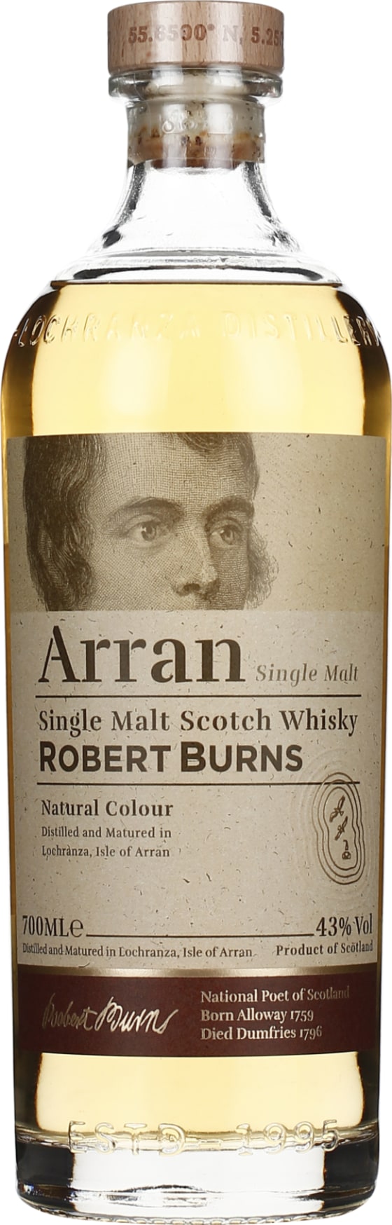 Product afbeelding: Arran Robert Burns Single Malt