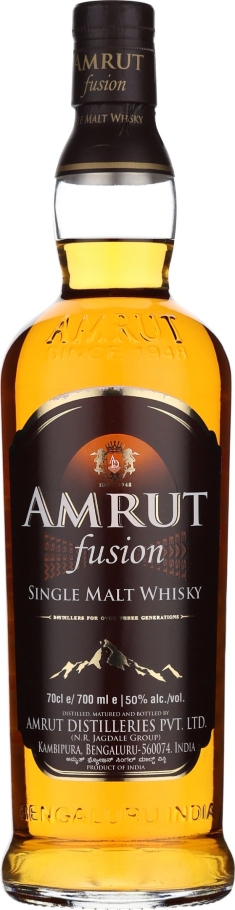 Product afbeelding: Amrut Fusion Indian Single Malt