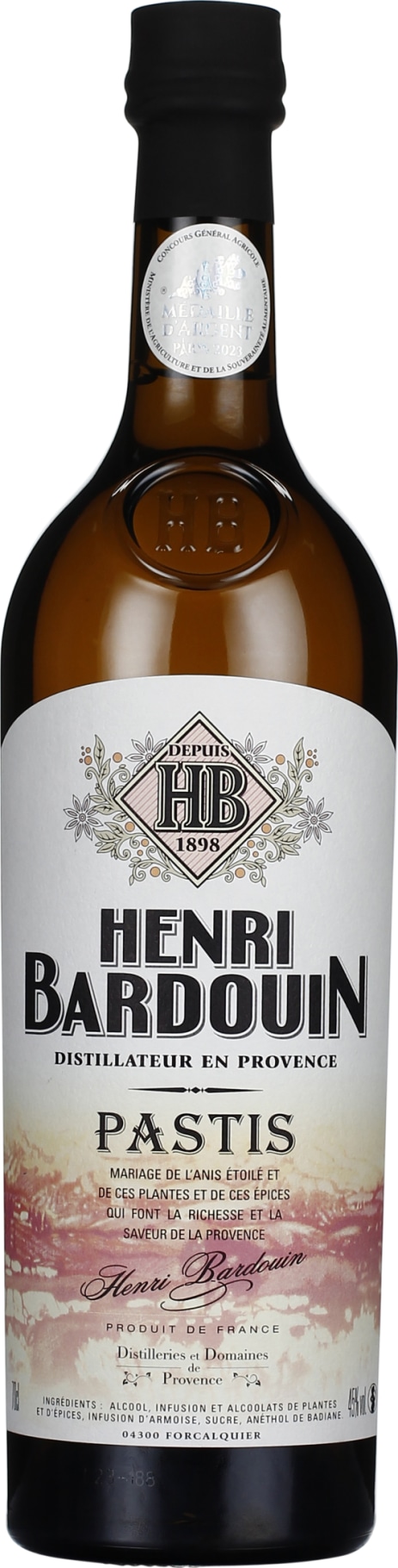 Product afbeelding: Henri Bardouin Pastis Grand Cru