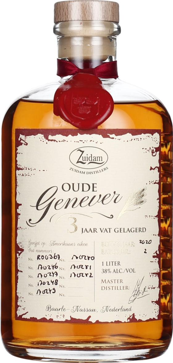 Product afbeelding: Zuidam Oude Genever 3 jaar