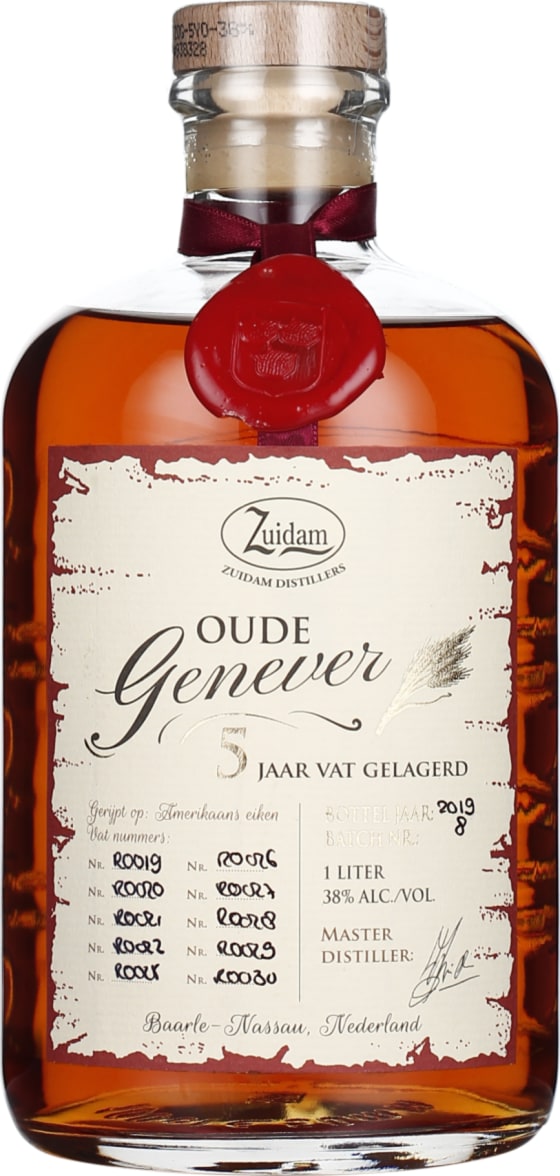Product afbeelding: Zuidam Oude Genever 5 jaar