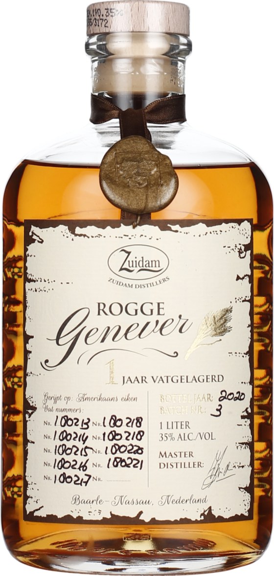 Product afbeelding: Zuidam Rogge Genever