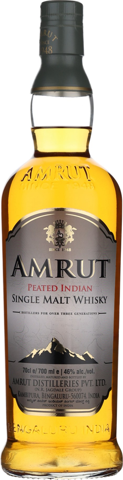 Product afbeelding: Amrut Peated Indian Single Malt