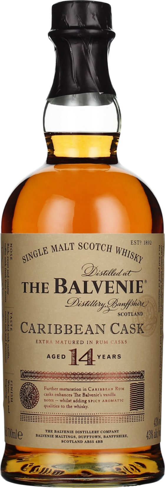 Product afbeelding: Balvenie 14 years Caribbean Cask