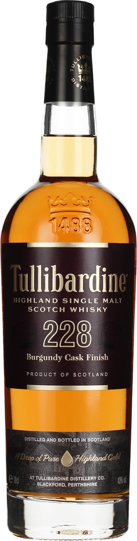 Product afbeelding: Tullibardine 228 Burgundy Finish