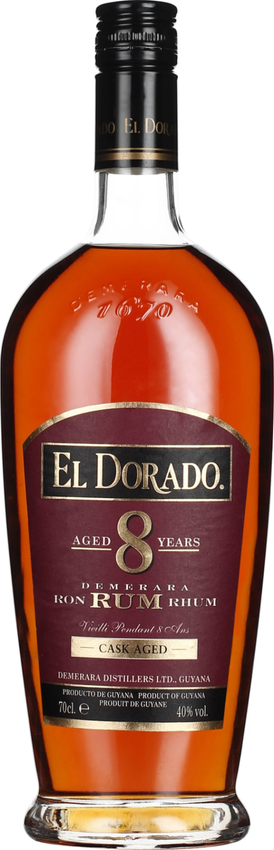 Product afbeelding: El Dorado 8 years Cask Aged