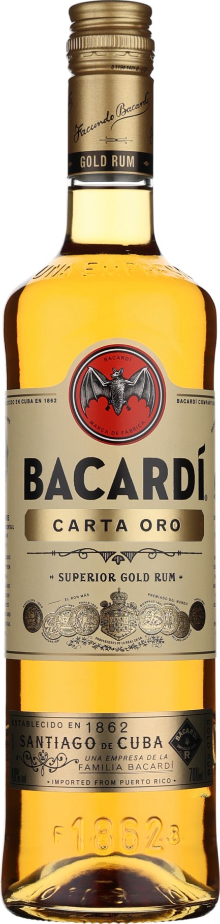 Product afbeelding: Bacardi Carta Oro