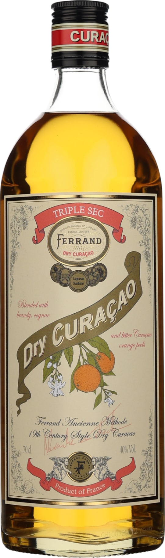 Product afbeelding: Pierre Ferrand Triple Sec Dry Curacao