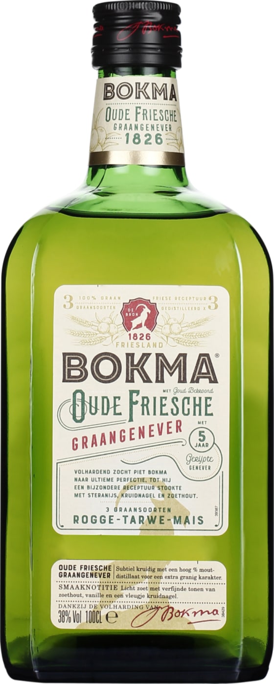 Product afbeelding: Bokma Oude Friesche Jenever vierkant