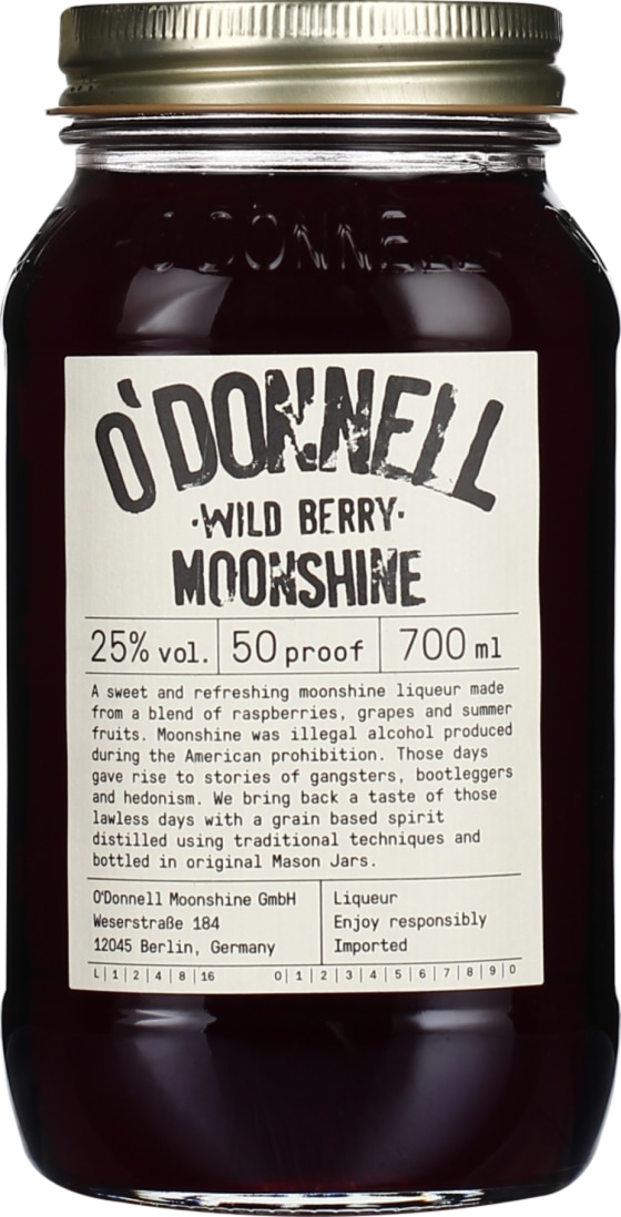 Product afbeelding: O'Donnell Wild Berry Moonshine