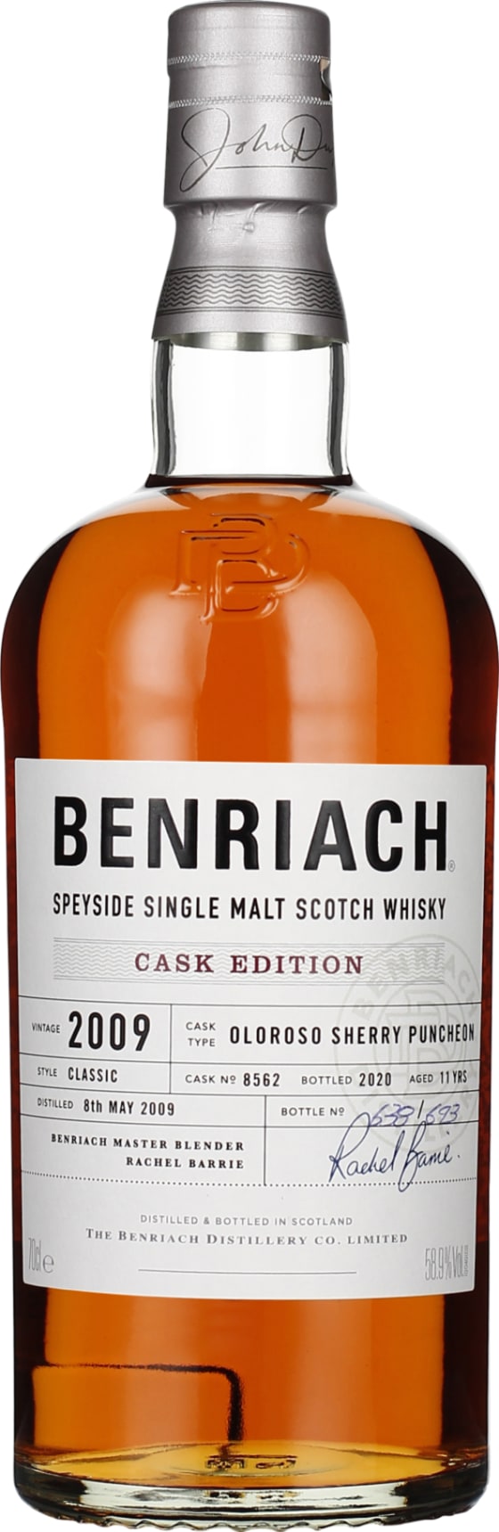 Product afbeelding: Benriach 11 years 2009 Oloroso Puncheon Cask