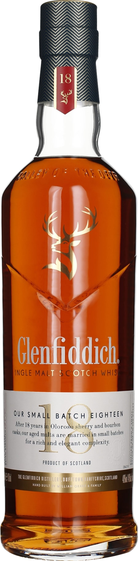 Product afbeelding: Glenfiddich 18 years Small Batch Single Malt