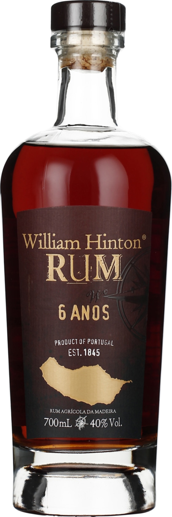 Product afbeelding: William Hinton 6 years Dark Rum