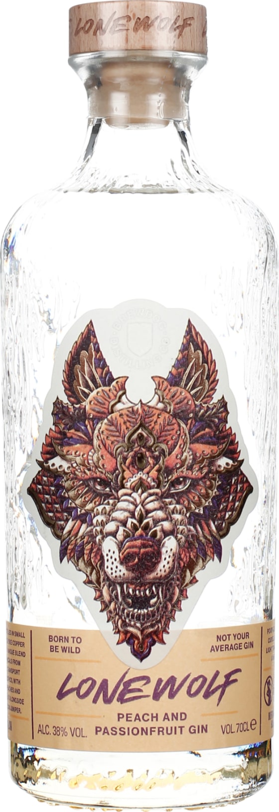 Product afbeelding: LoneWolf Peach & Passionfruit Gin