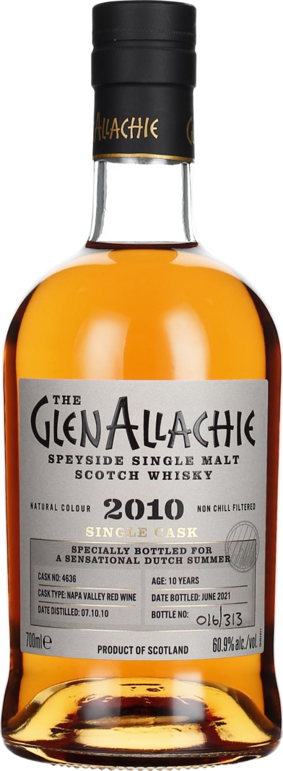 Product afbeelding: GlenAllachie 10 years 2010 For A Sensational Dutch Summer
