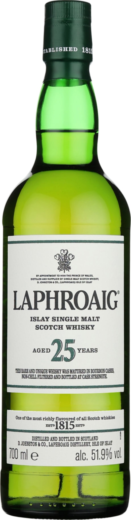 Product afbeelding: Laphroaig 25 years Single Malt 2021 Release
