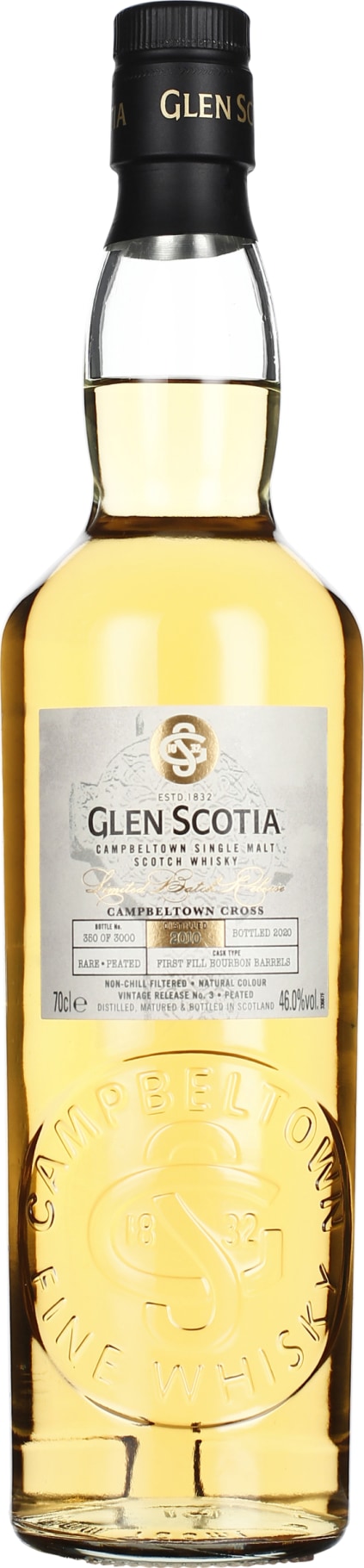 Product afbeelding: Glen Scotia Vintage 2010 Release No.3 Campbeltown Cross
