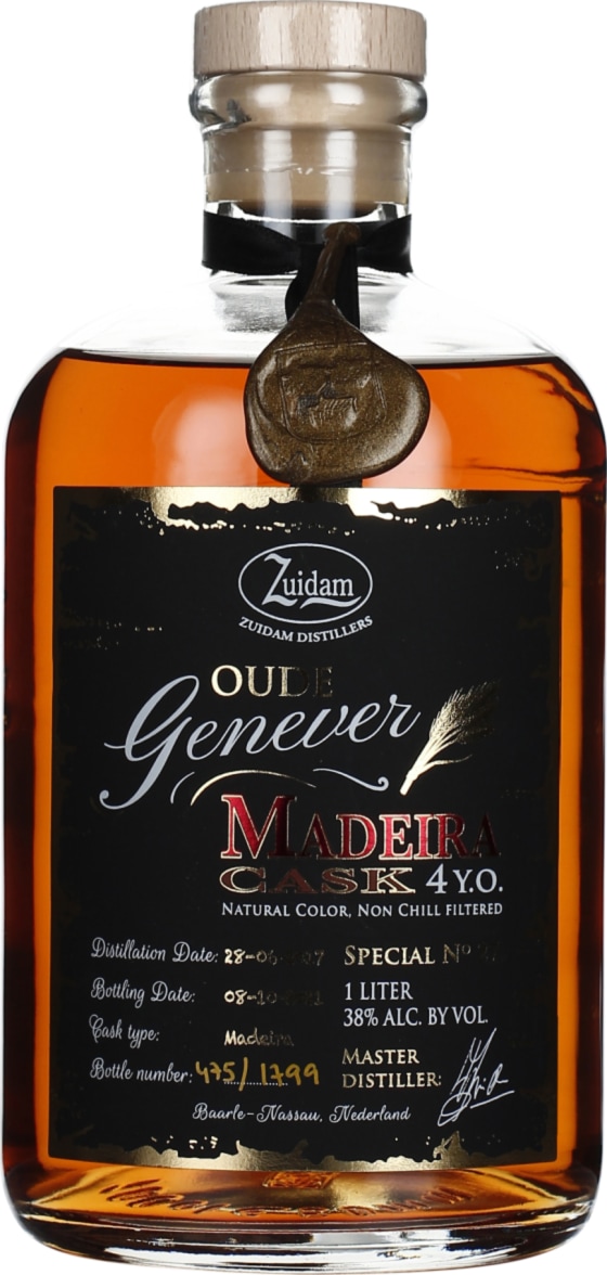 Product afbeelding: Zuidam Special No.27 Oude Genever 4 jaar Madeira
