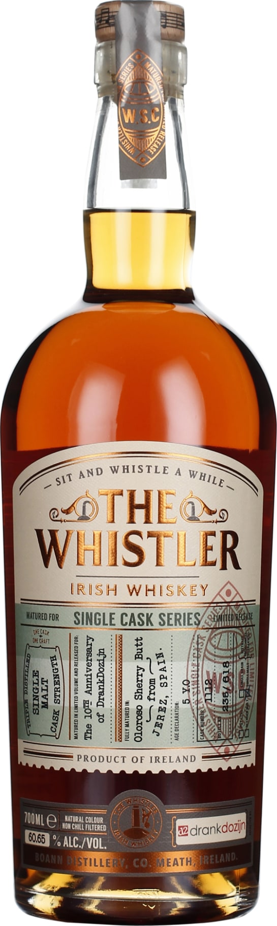 Product afbeelding: The Whistler 5 years Oloroso Sherry Single Cask