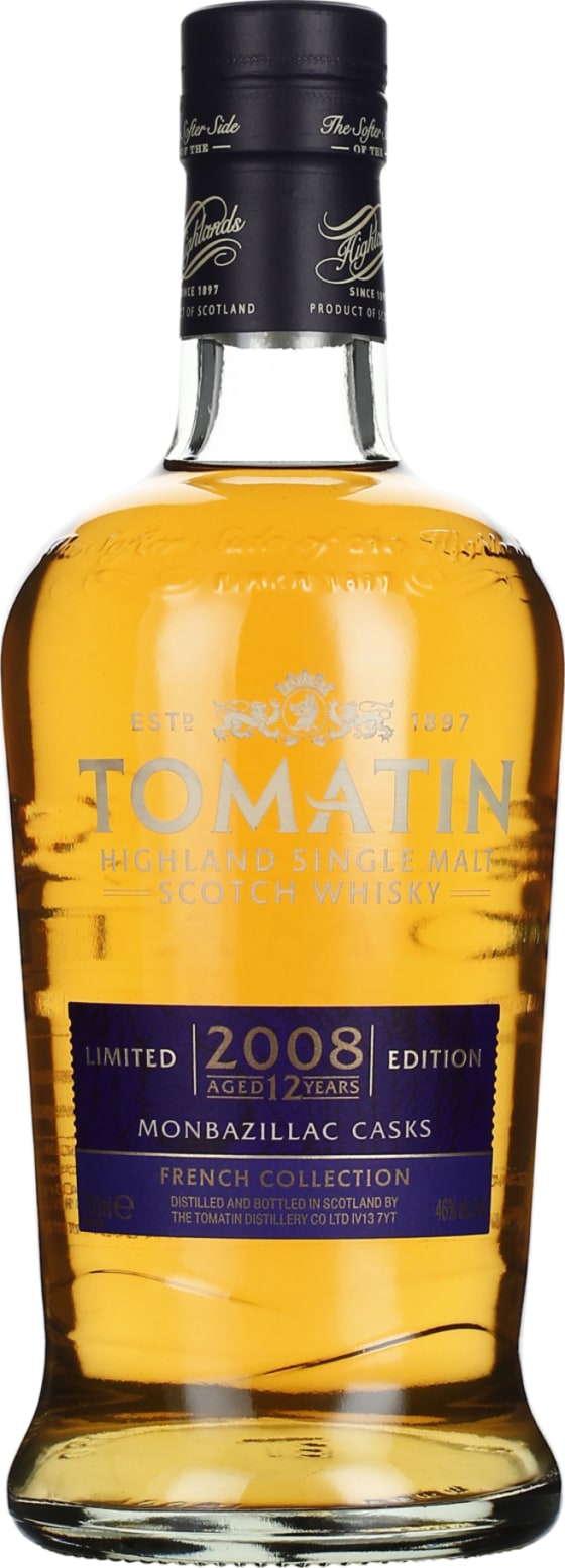 Product afbeelding: Tomatin 12 years 2008 Monbazillac French Collection