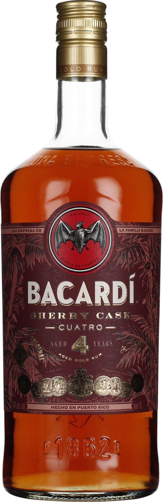 Product afbeelding: Bacardi Anejo Cuatro Sherry Cask