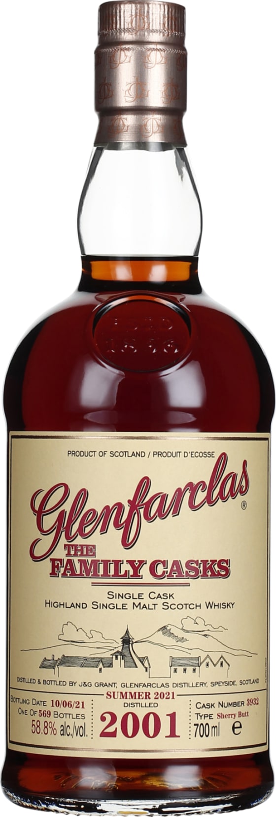 Product afbeelding: Glenfarclas Vintage 2001 Family Casks
