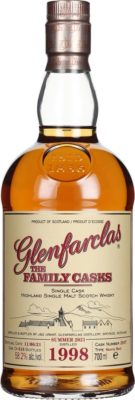 Product afbeelding: Glenfarclas Vintage 1998 Family Casks