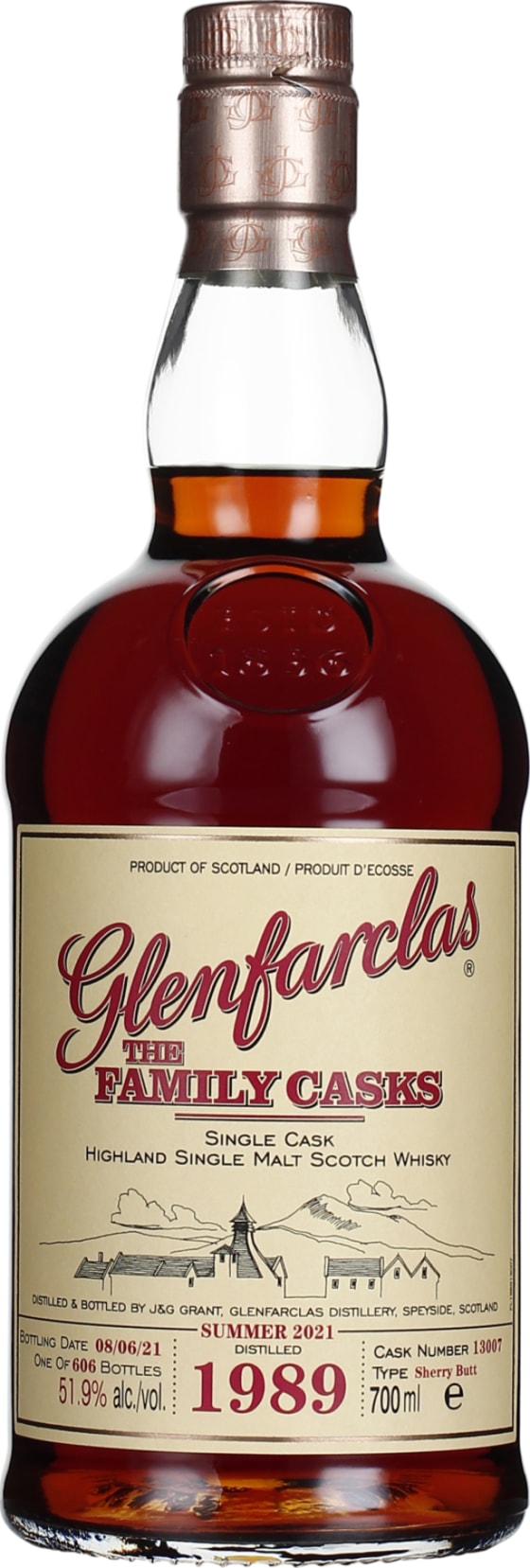 Product afbeelding: Glenfarclas Vintage 1989 Family Casks