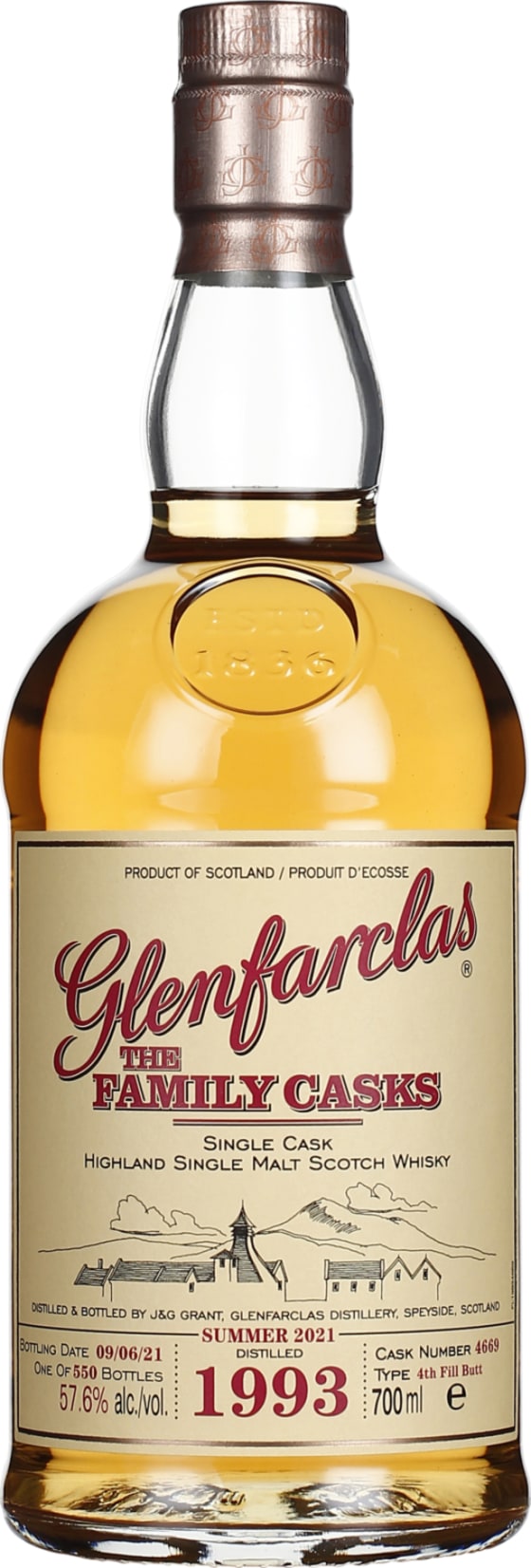 Product afbeelding: Glenfarclas Vintage 1993 Family Casks