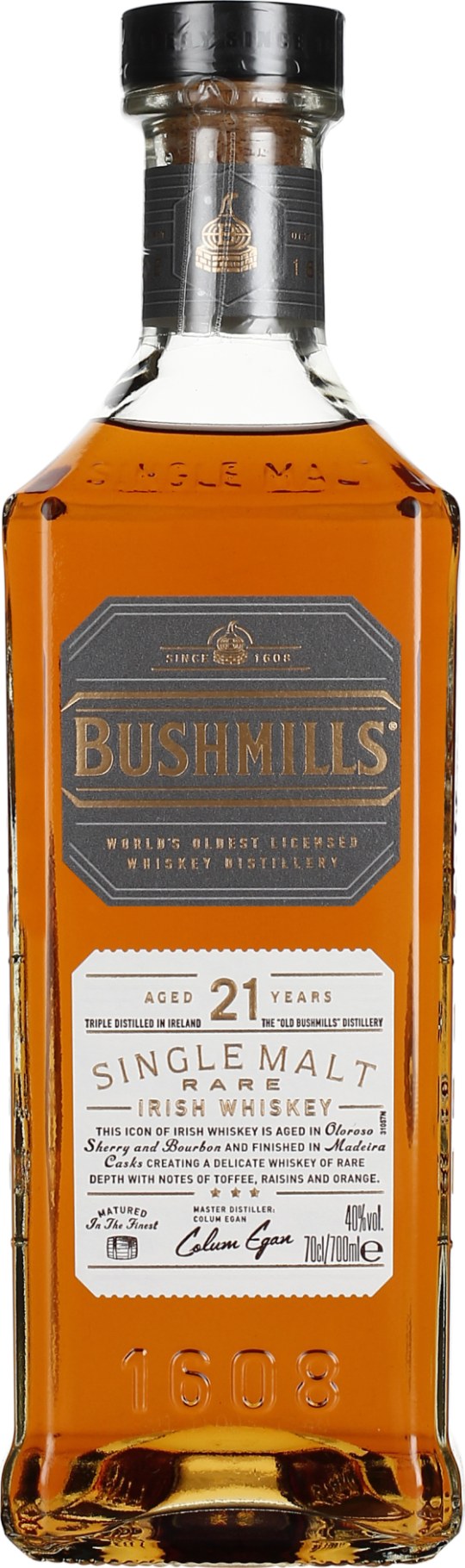 Product afbeelding: Bushmills 21 years Single Malt