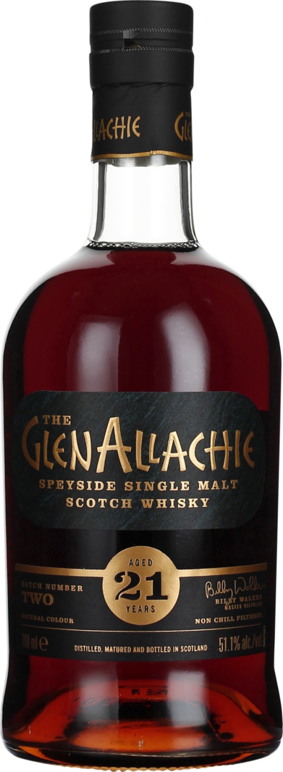 Product afbeelding: GlenAllachie 21 years Cask Strength Batch Number Two