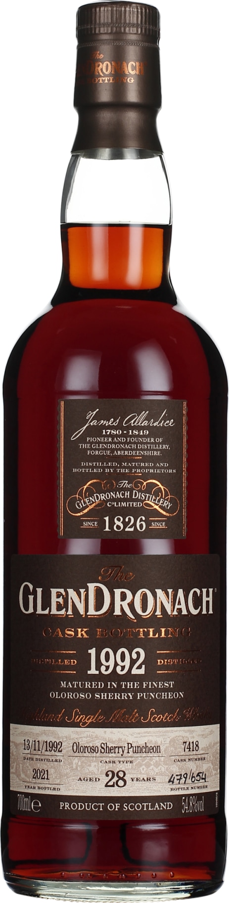 Product afbeelding: GlenDronach 28 years 1992 Oloroso Puncheon