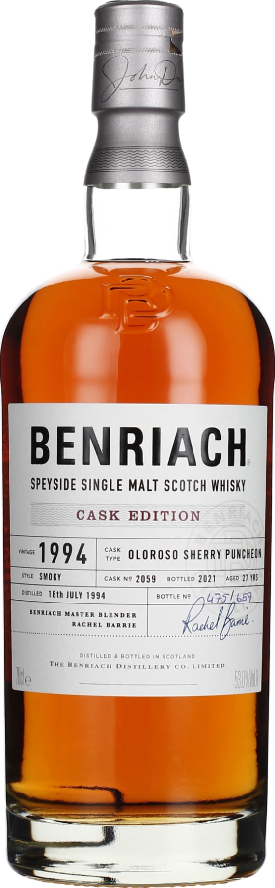 Product afbeelding: Benriach 27 years 1994 Oloroso Puncheon