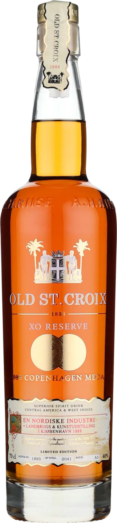Product afbeelding: Old St. Croix 1888 Copenhagen Gold Medal Rum