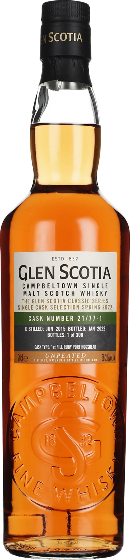 Product afbeelding: Glen Scotia Vintage 2015 Port Single Cask
