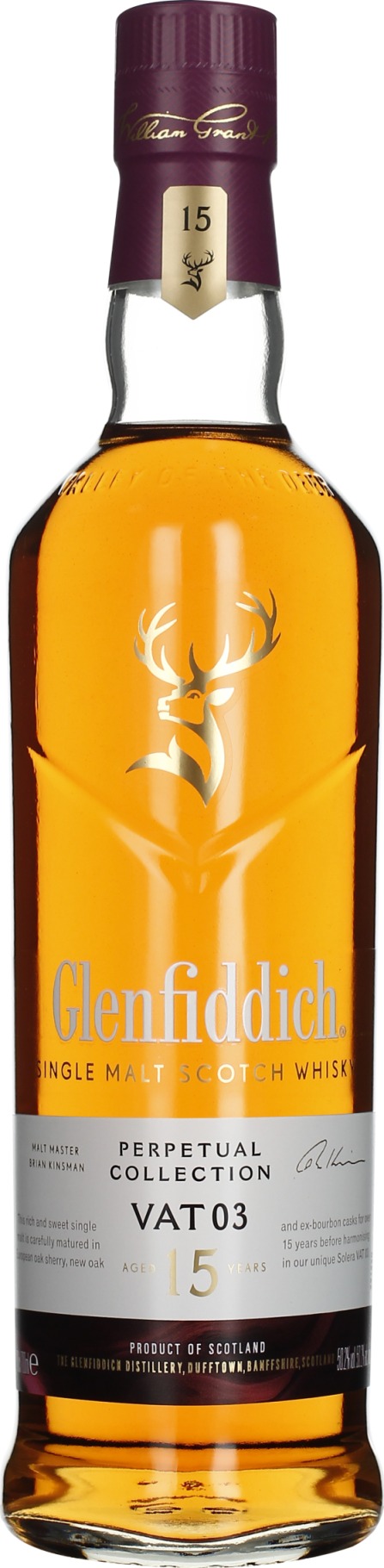 Product afbeelding: Glenfiddich 15 years Perpetual Collection VAT 03