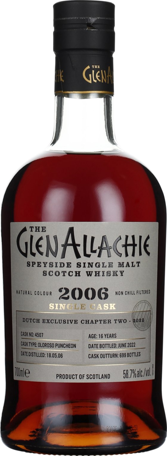 Product afbeelding: GlenAllachie 16 years 2006 Single Cask Chapter 2