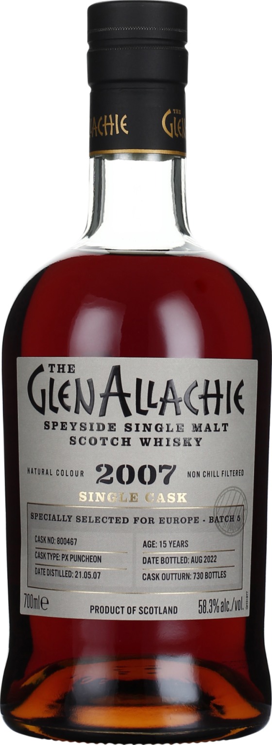 Product afbeelding: GlenAllachie 15 years 2007 PX Puncheon