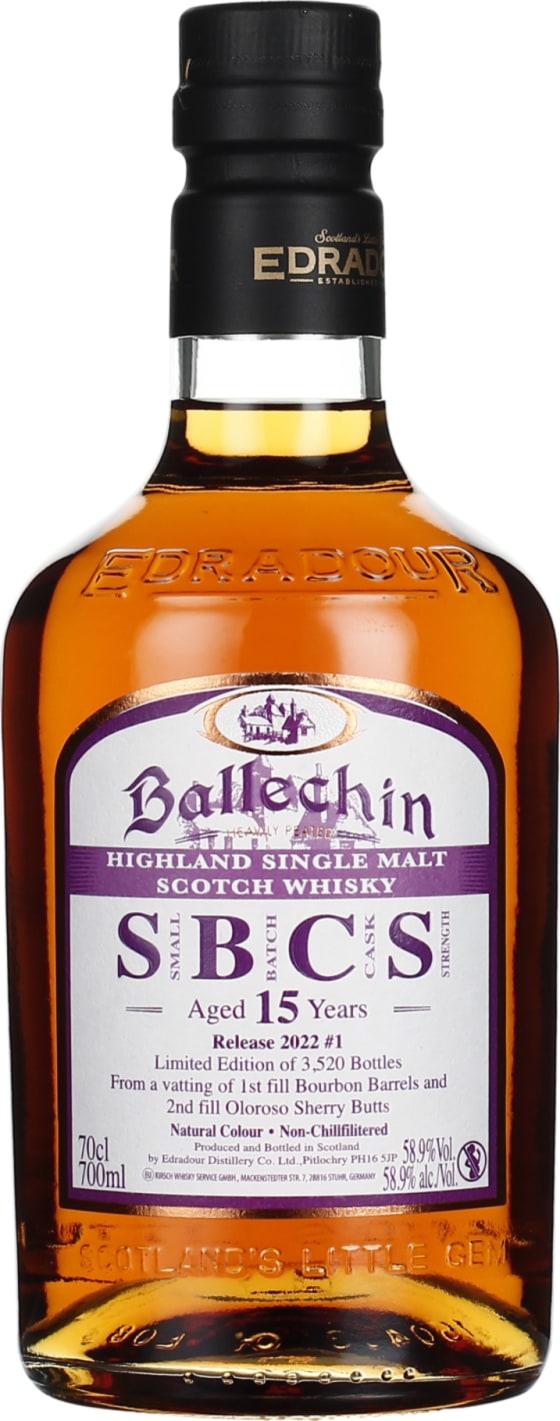 Product afbeelding: Ballechin 15 years SBCS Release 2022 #1