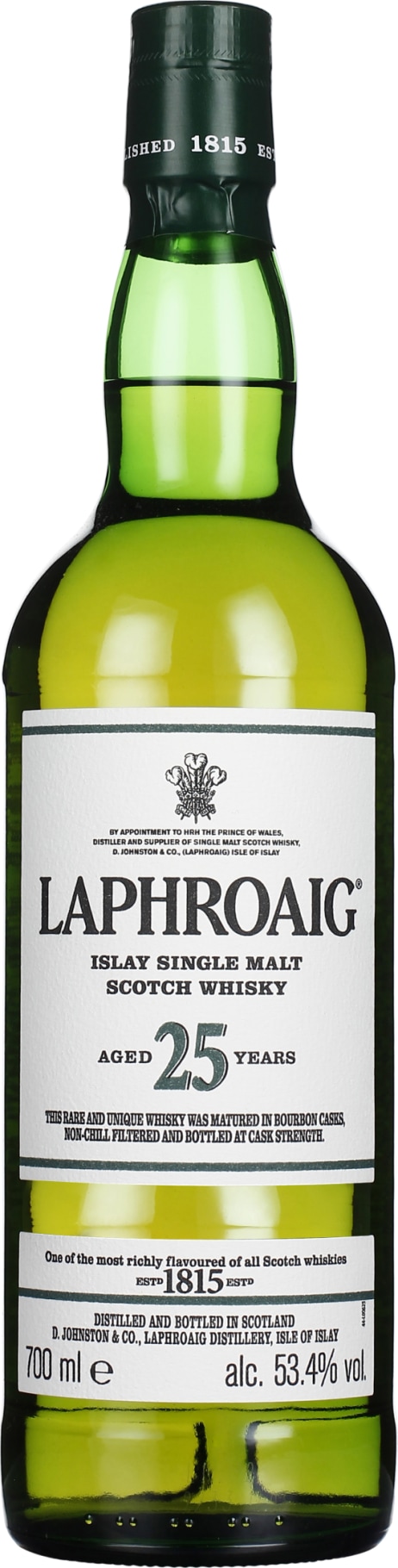 Product afbeelding: Laphroaig 25 years Single Malt 2022 Release