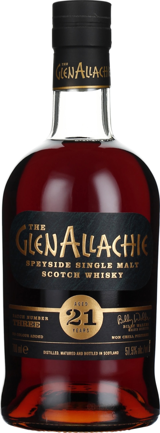 Product afbeelding: GlenAllachie 21 years Cask Strength Batch Number Three
