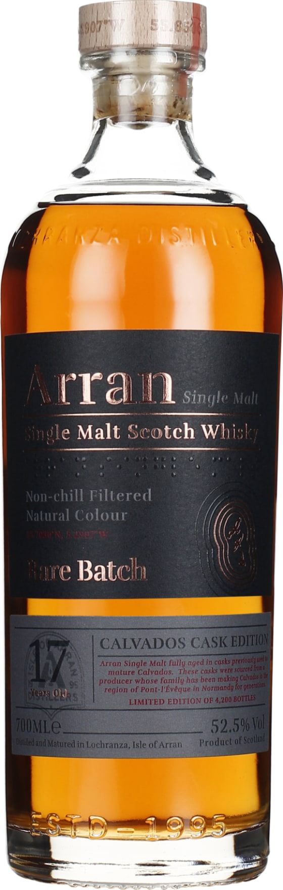 Product afbeelding: Arran 17 years 2005 Rare Batch Calvados